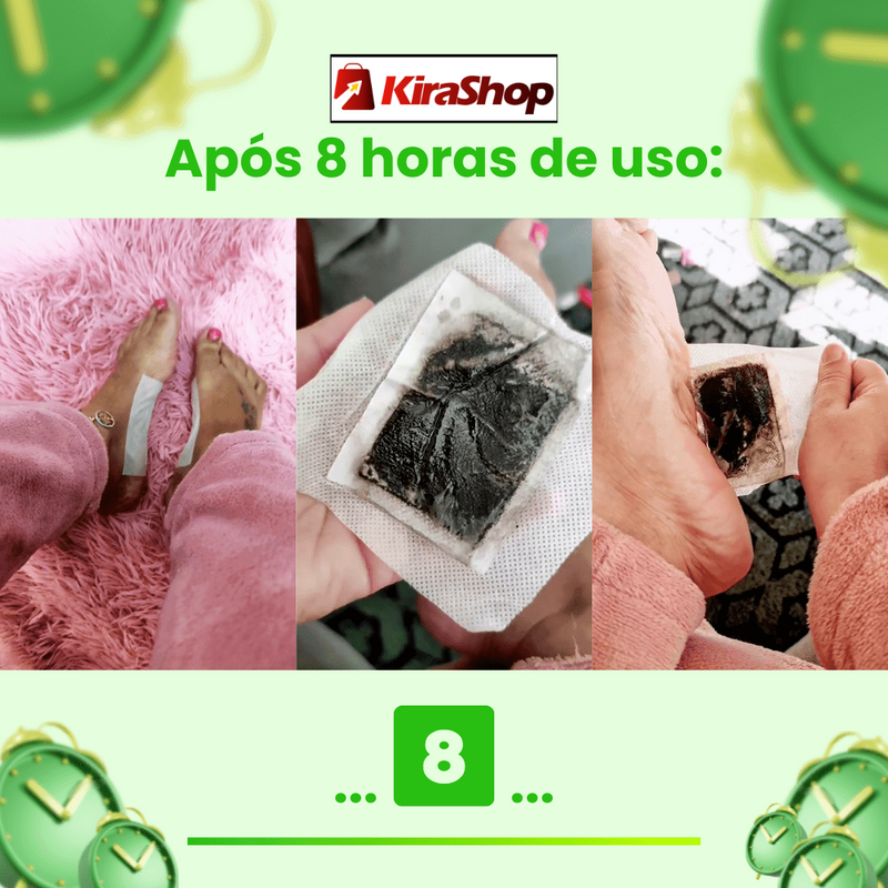 Kit Adesivo - Elimina Dores, Inchaços e Desintoxica - 100% Natural