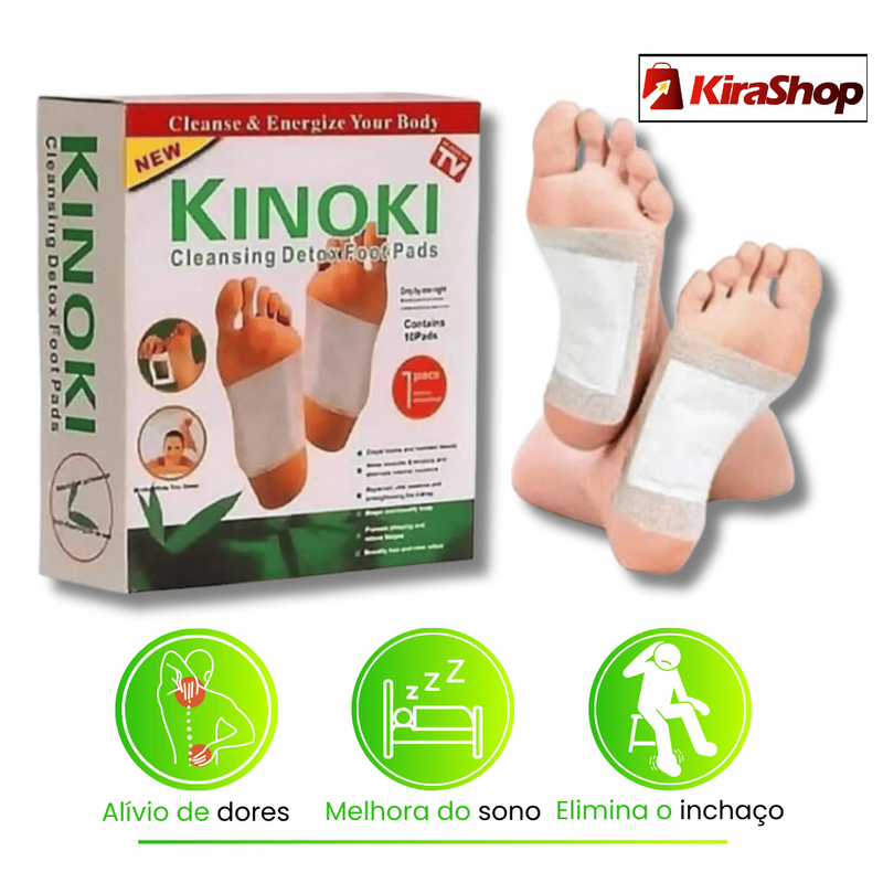Kit Adesivo - Elimina Dores, Inchaços e Desintoxica - 100% Natural